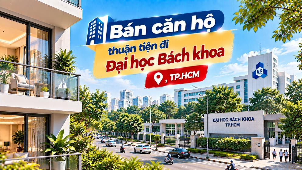 Bán căn hộ Bảy Hiền thuận tiện đi Đại học Bách khoa TP.HCM