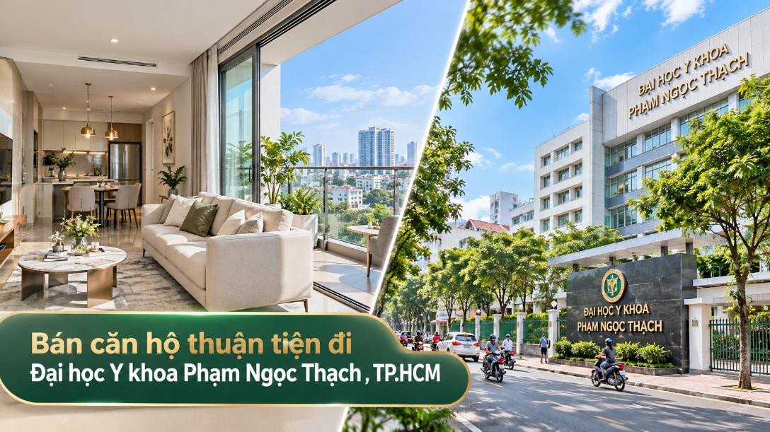 Bán căn hộ Bảy Hiền thuận tiện đi Đại học Y khoa Phạm Ngọc Thạch