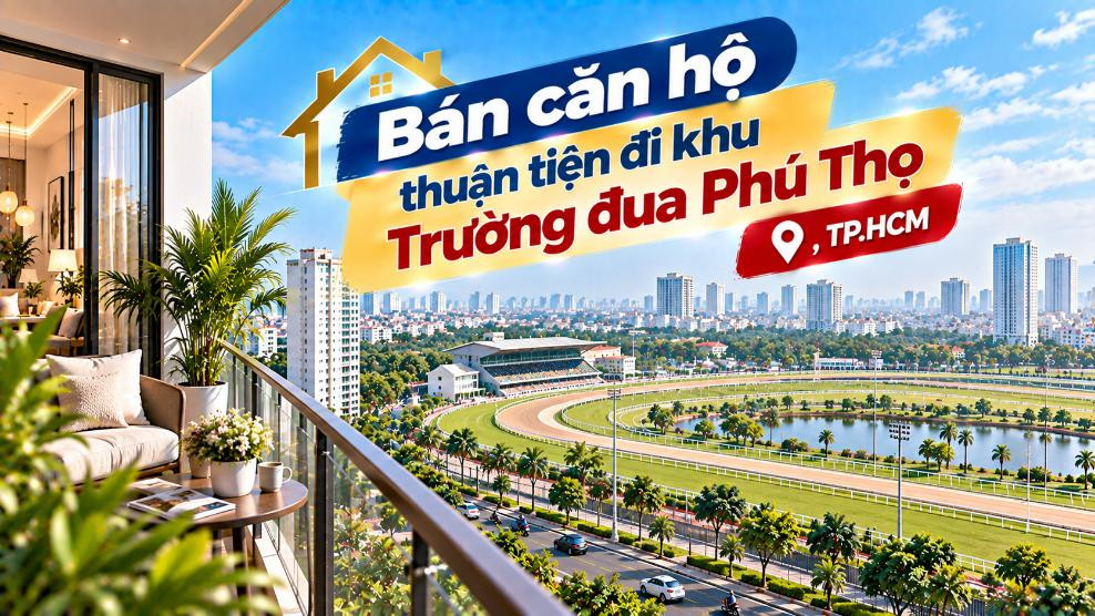 Bán căn hộ Bảy Hiền thuận tiện đi khu Trường đua Phú Thọ