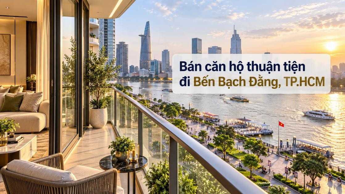Bán căn hộ Cát Lái thuận tiện đi Bến Bạch Đằng
