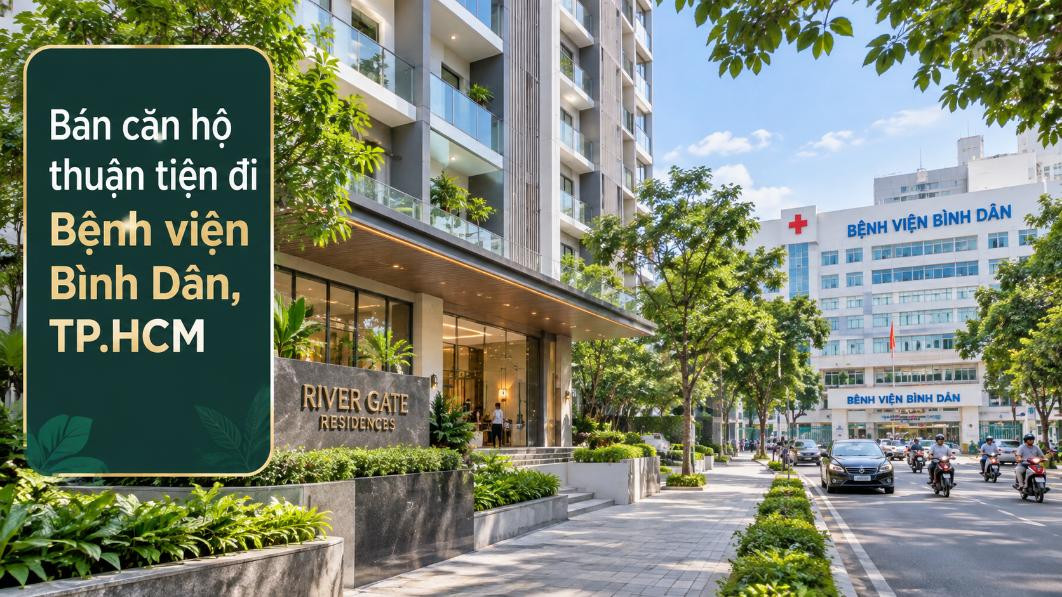 Bán căn hộ Cầu Kiệu thuận tiện đi Bệnh viện Bình Dân