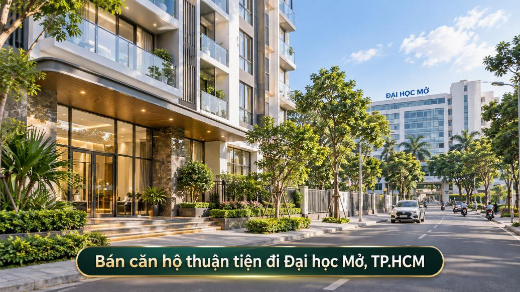 Bán căn hộ Cầu Kiệu thuận tiện đi Đại học Mở TP.HCM