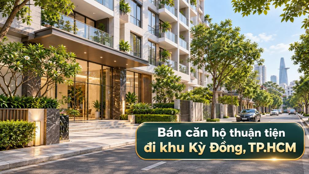 Bán căn hộ Cầu Kiệu thuận tiện đi khu Kỳ Đồng