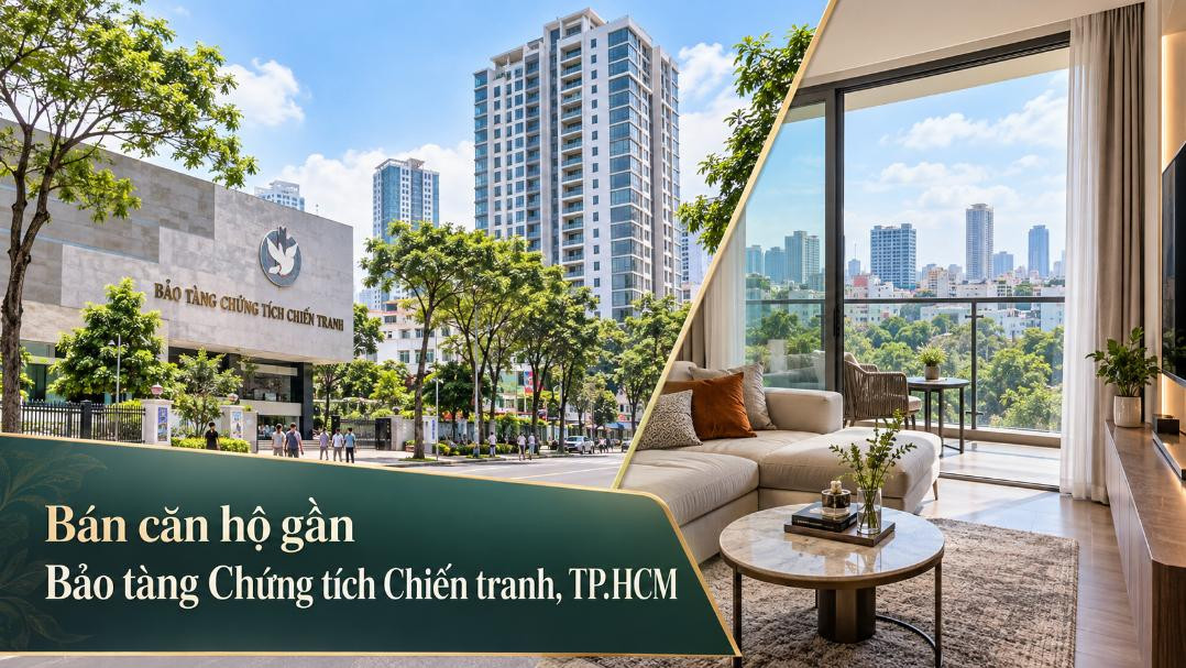 Bán căn hộ gần Bảo tàng Chứng tích Chiến tranh, dễ kết nối