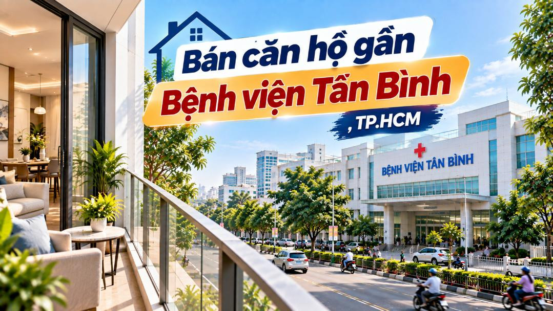 Bán căn hộ gần Bệnh viện Tân Bình, thuận tiện đi lại