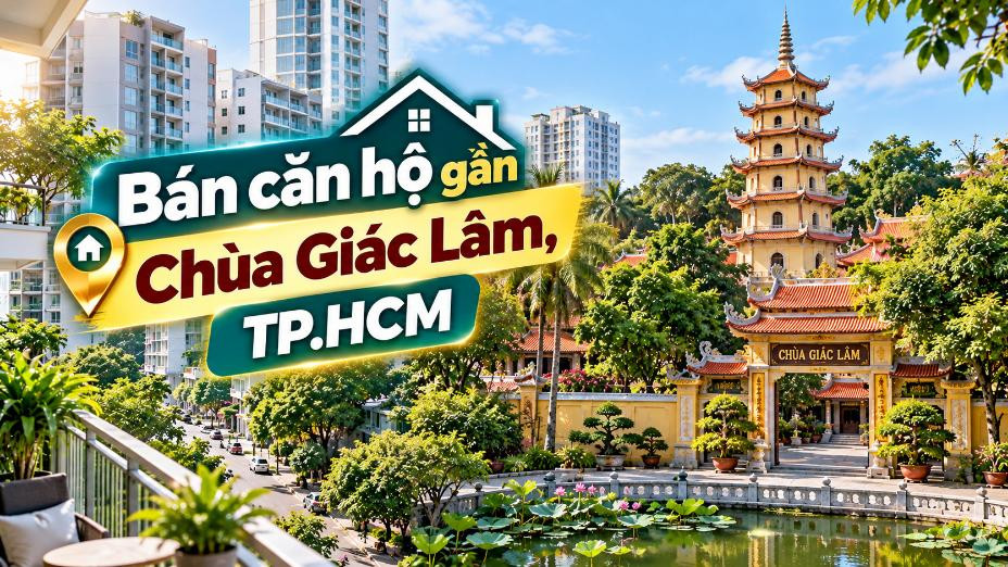 Bán căn hộ gần Chùa Giác Lâm, thuận tiện đi lại