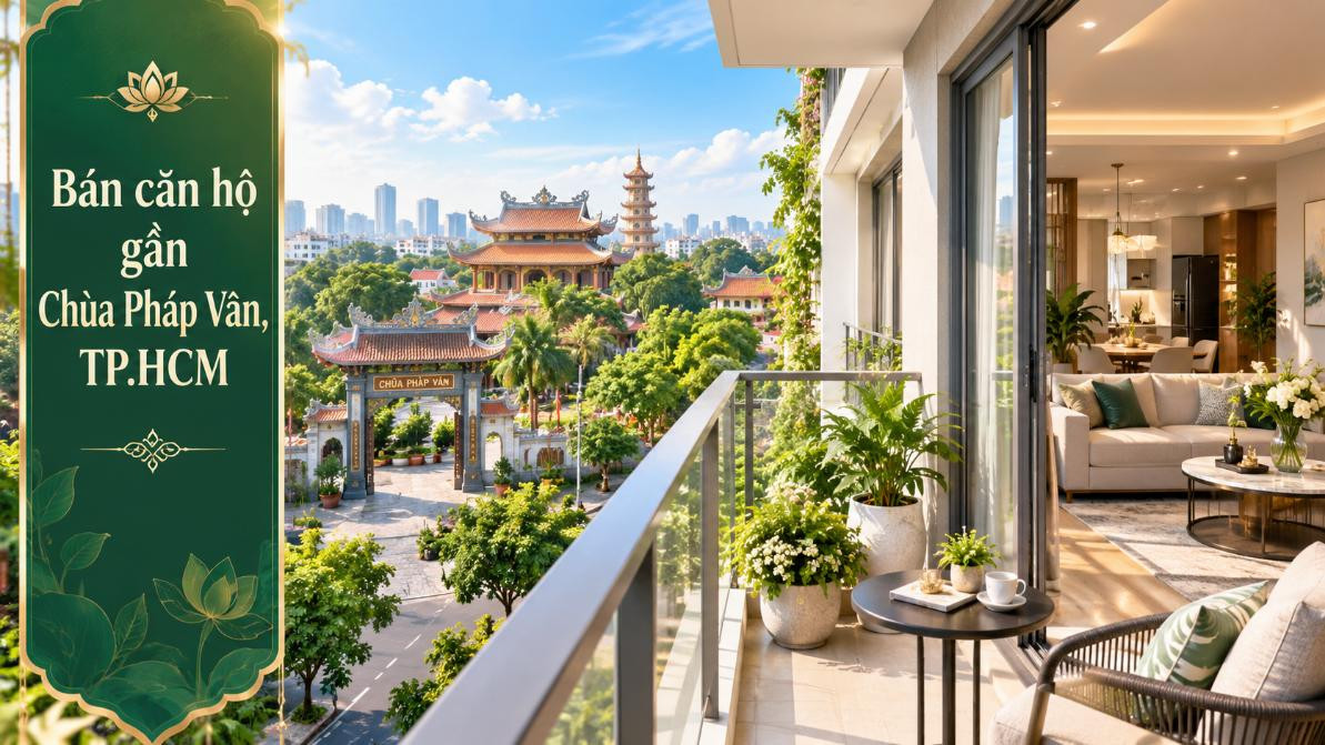 Bán căn hộ gần Chùa Pháp Vân, Tân Phú, dễ kết nối