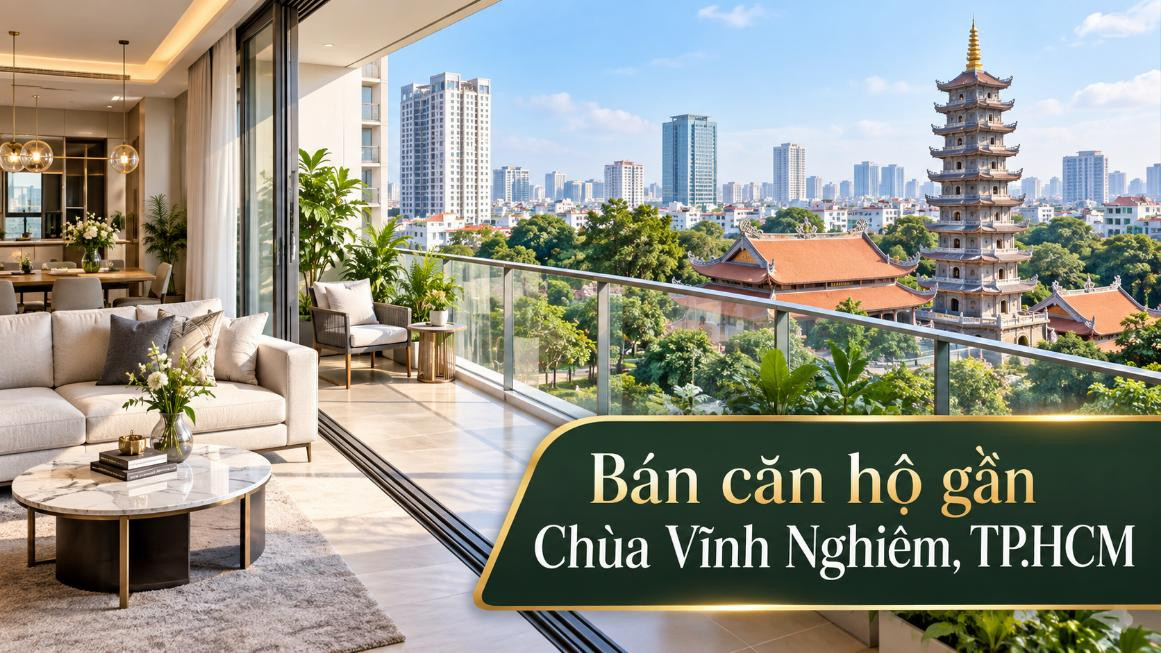 Bán căn hộ gần Chùa Vĩnh Nghiêm, thuận tiện đi lại