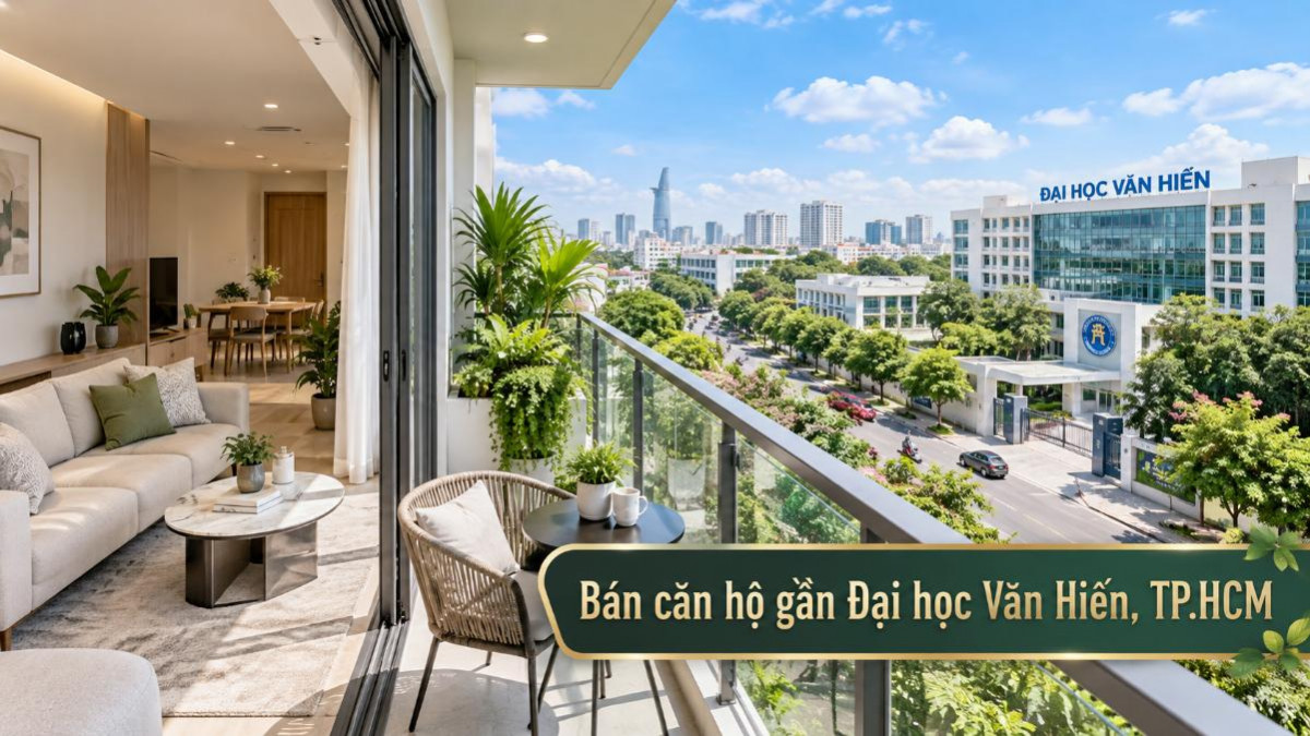 Bán căn hộ gần Đại học Văn Hiến, phù hợp đầu tư cho thuê