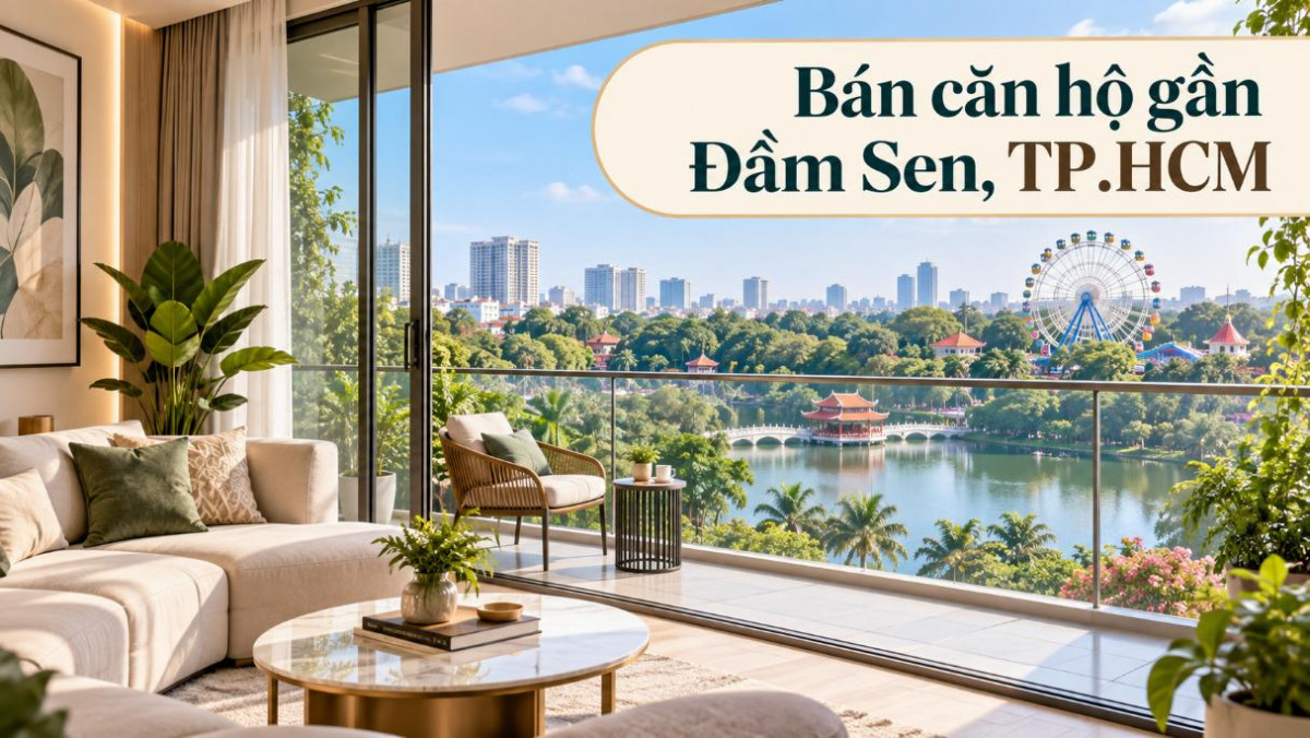 Bán căn hộ gần Đầm Sen, thuận tiện sinh sống và đi lại