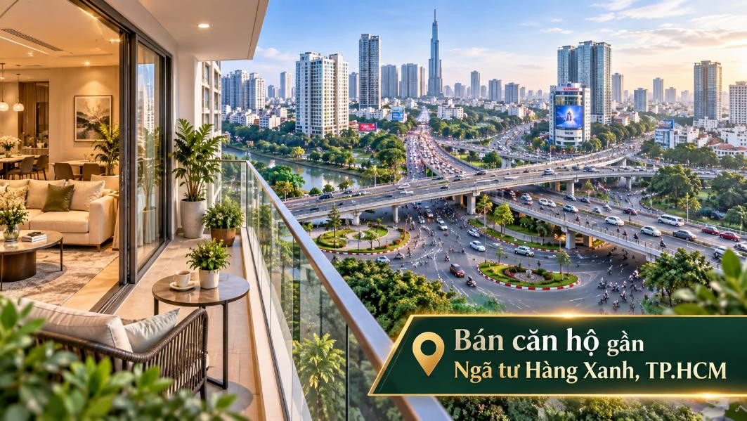 Bán căn hộ gần Ngã tư Hàng Xanh, vị trí thuận tiện