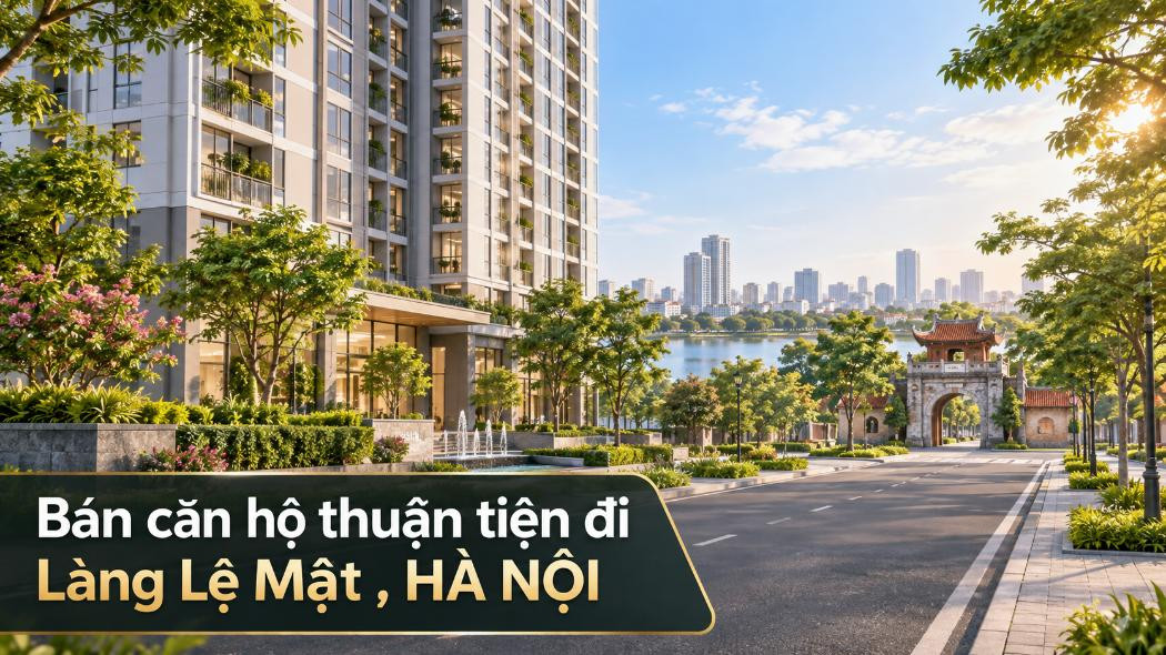 Bán căn hộ Long Biên thuận tiện đi Làng Lệ Mật