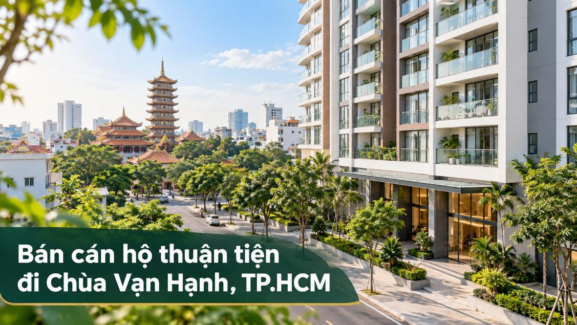 Bán căn hộ Phú Nhuận thuận tiện đi Chùa Vạn Hạnh