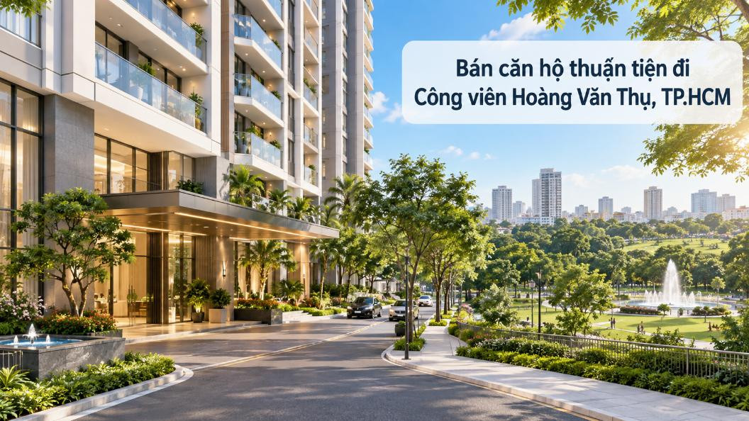 Bán căn hộ Phú Nhuận thuận tiện đi Công viên Hoàng Văn Thụ