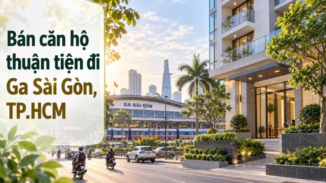 Bán căn hộ Phú Nhuận thuận tiện đi Ga Sài Gòn