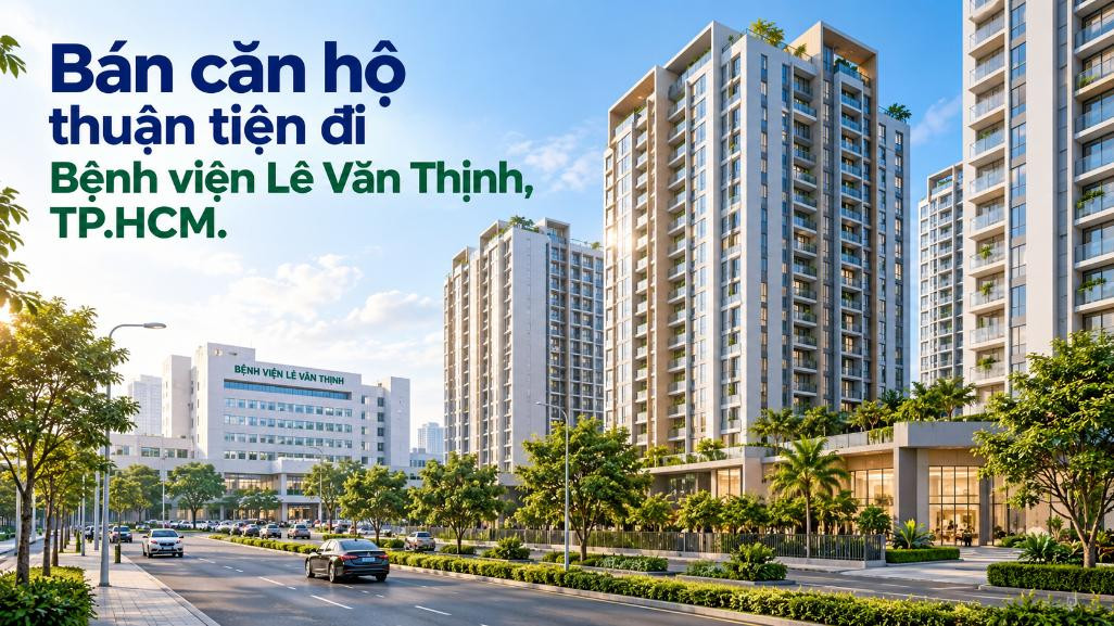 Bán căn hộ Phước Long thuận tiện đi Bệnh viện Lê Văn Thịnh