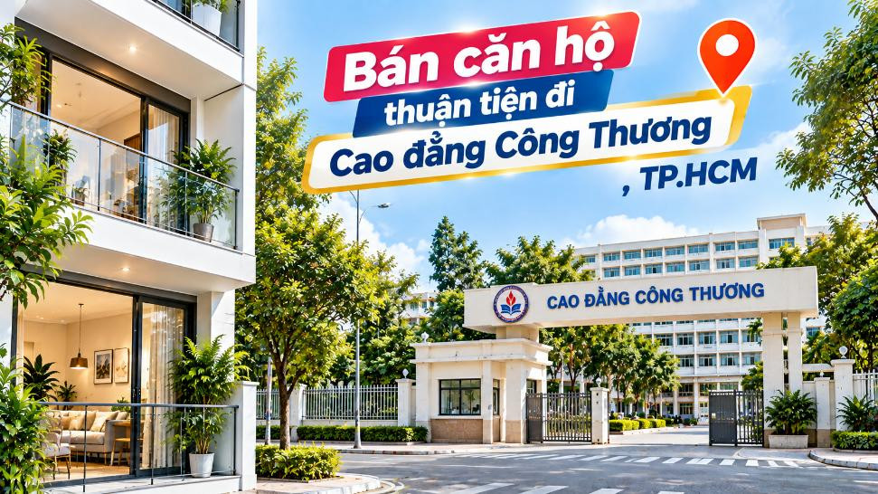 Bán căn hộ Phước Long thuận tiện đi Cao đẳng Công Thương TP.HCM