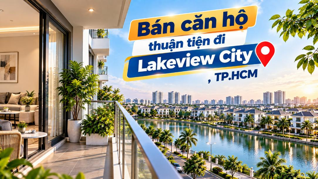 Bán căn hộ Phước Long thuận tiện đi Lakeview City