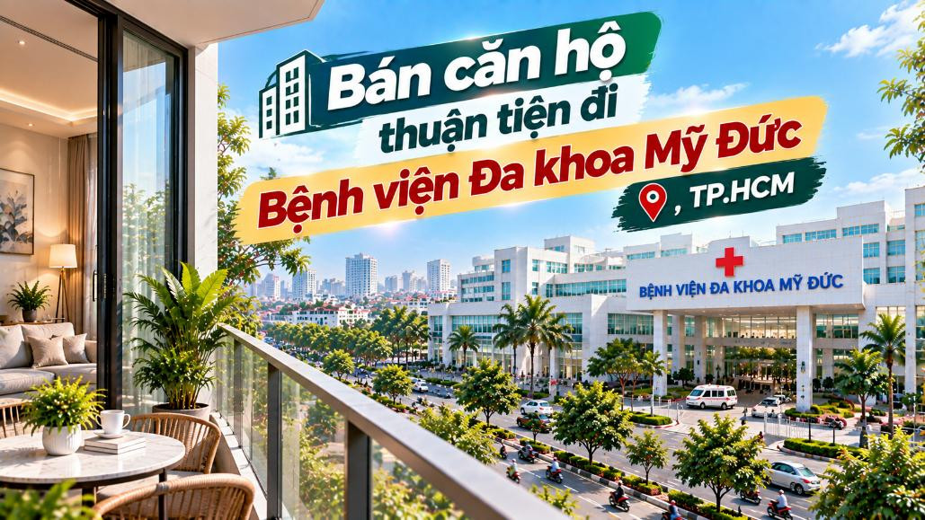 Bán căn hộ Tân Bình thuận tiện đi Bệnh viện Mỹ Đức