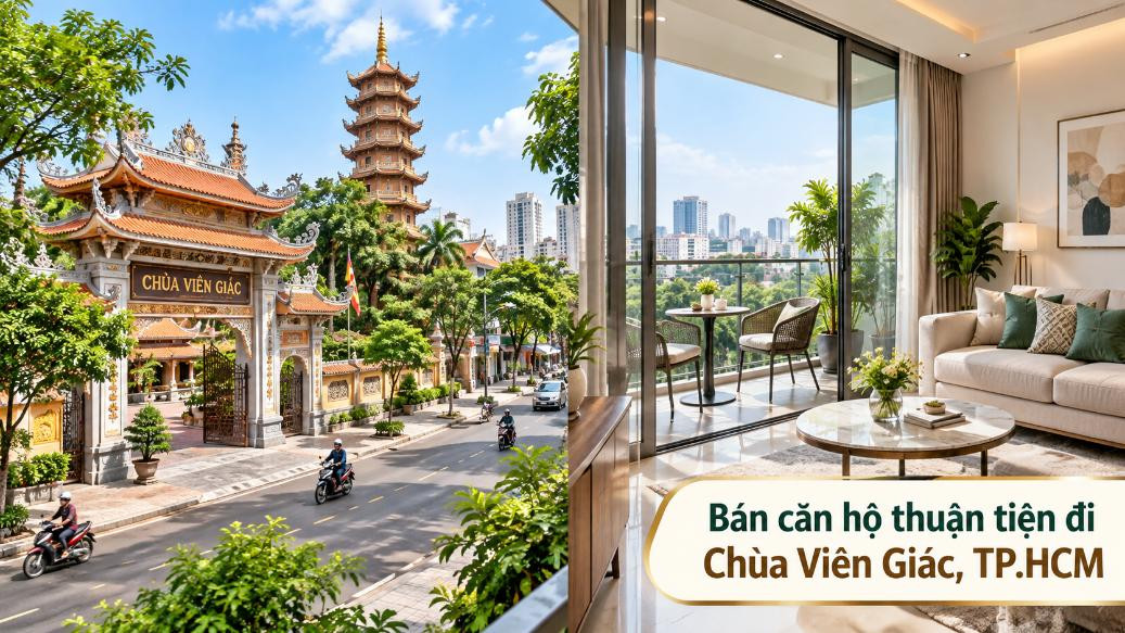 Bán căn hộ Tân Bình thuận tiện đi Chùa Viên Giác