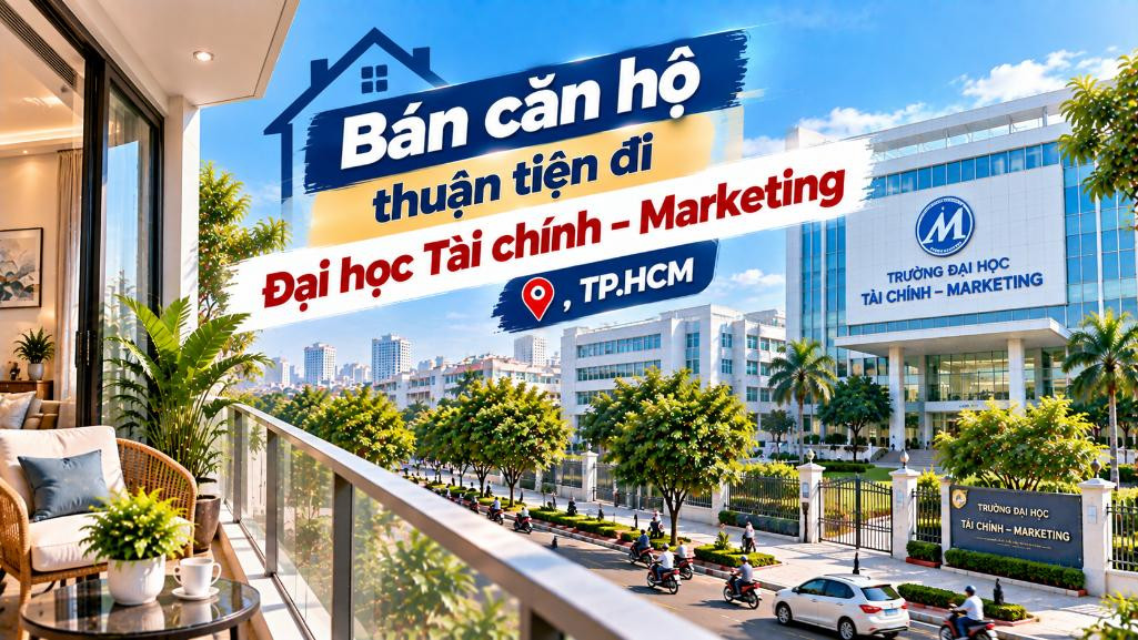 Bán căn hộ Tân Bình thuận tiện đi Đại học Tài chính – Marketing