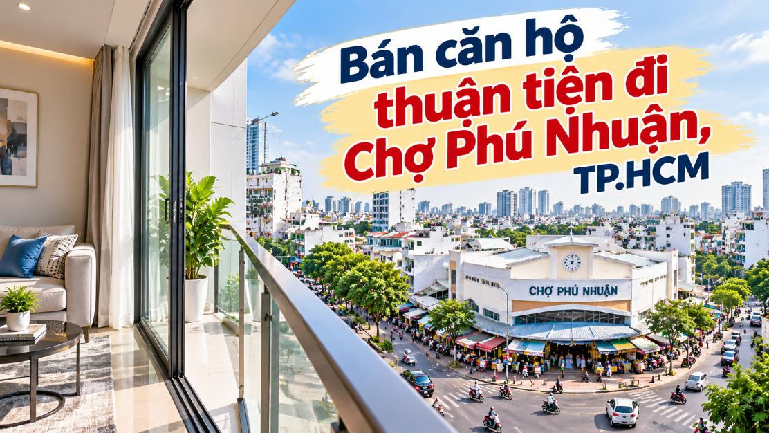 Bán căn hộ Tân Sơn Hòa thuận tiện đi Chợ Phú Nhuận
