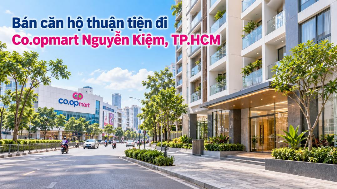 Bán căn hộ Tân Sơn Hòa thuận tiện đi Co.opmart Nguyễn Kiệm