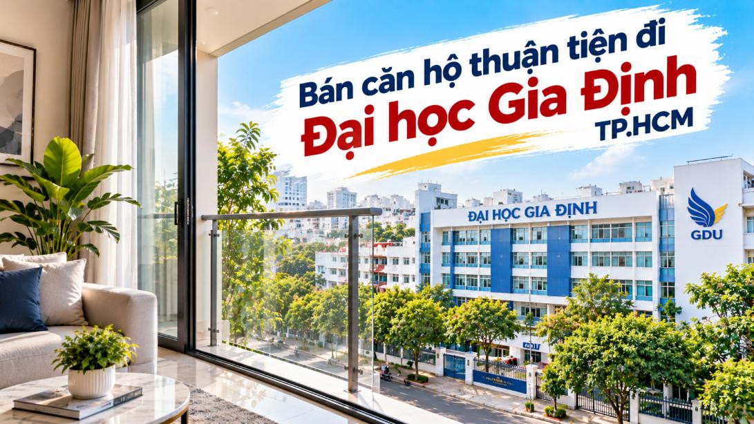 Bán căn hộ Tân Sơn Hòa thuận tiện đi Đại học Gia Định