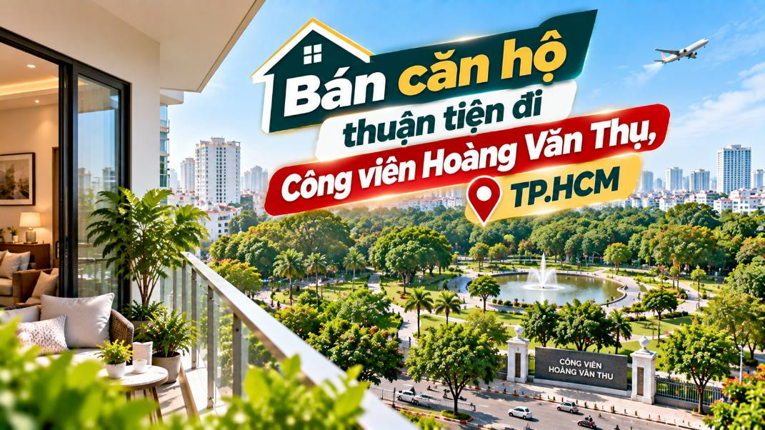 Bán căn hộ Tân Sơn Nhì thuận tiện đi Công viên Hoàng Văn Thụ
