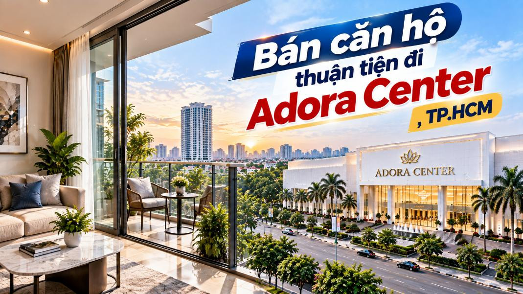Bán căn hộ Tân Sơn thuận tiện đi Adora Center