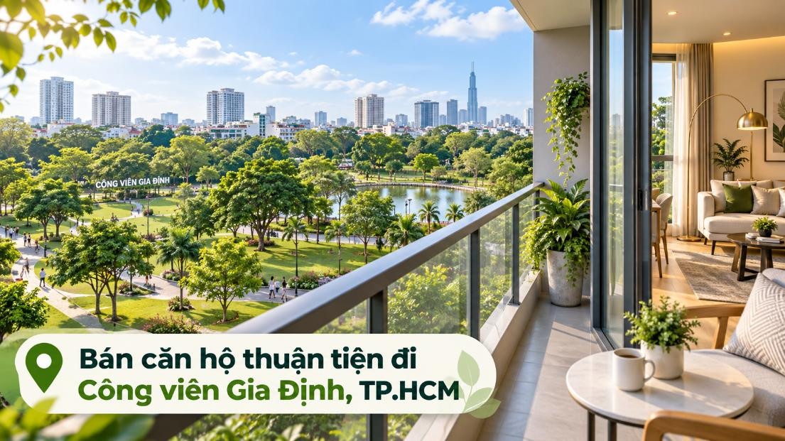 Bán căn hộ Tân Sơn thuận tiện đi Công viên Gia Định
