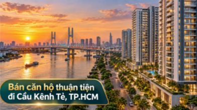 Bán căn hộ Tân Thuận thuận tiện đi Cầu Kênh Tẻ