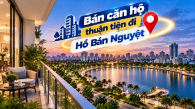 Bán căn hộ Tân Thuận thuận tiện đi Hồ Bán Nguyệt