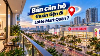 Bán căn hộ Tân Thuận thuận tiện đi Lotte Mart Quận 7