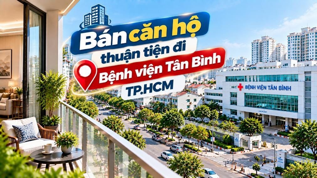 Bán căn hộ Tây Thạnh thuận tiện đi Bệnh viện Tân Bình