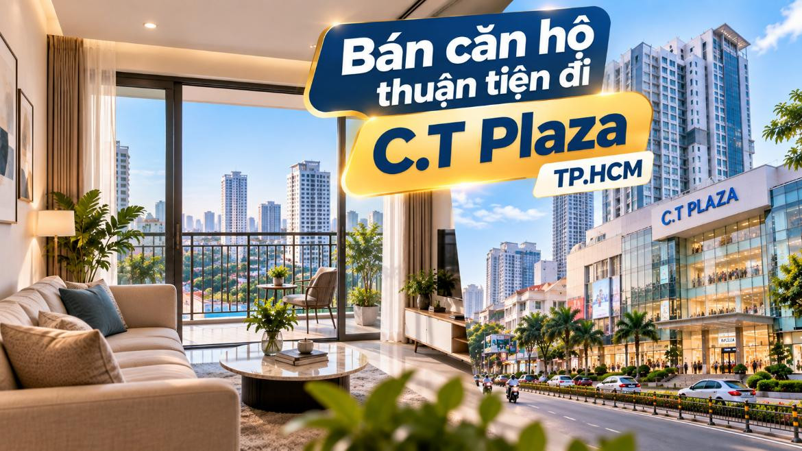 Bán căn hộ Tây Thạnh thuận tiện đi C.T Plaza