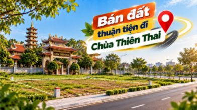 Bán đất Bà Rịa thuận tiện đi Chùa Thiên Thai