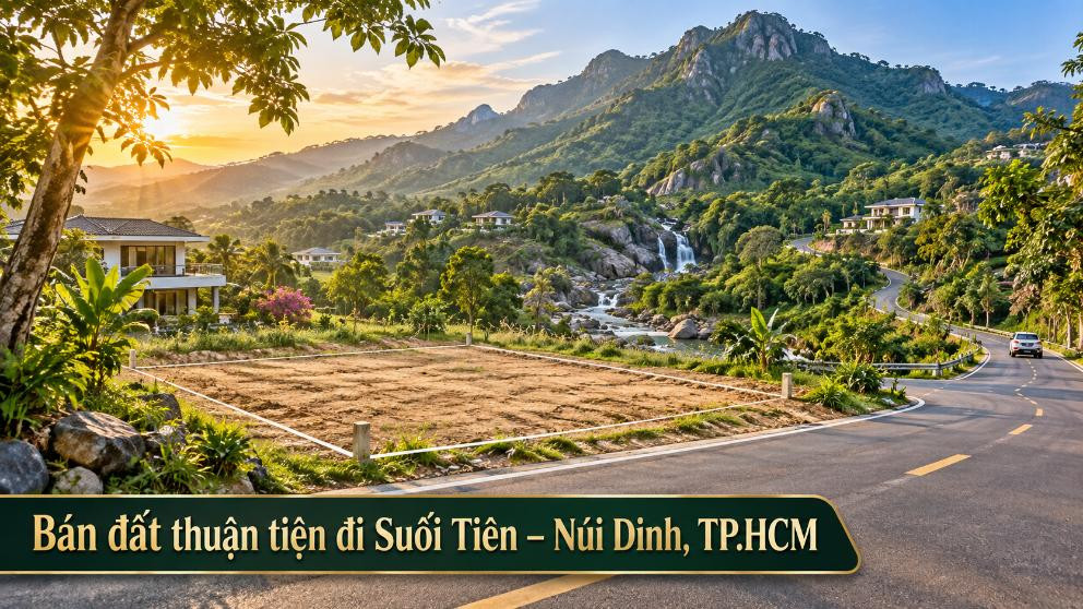 Bán đất Bà Rịa thuận tiện đi Suối Tiên – Núi Dinh