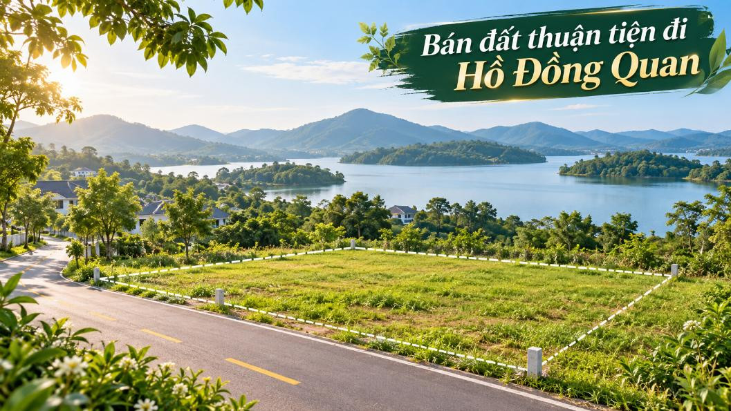 Bán đất Kim Anh thuận tiện đi Hồ Đồng Quan, phù hợp nhà vườn
