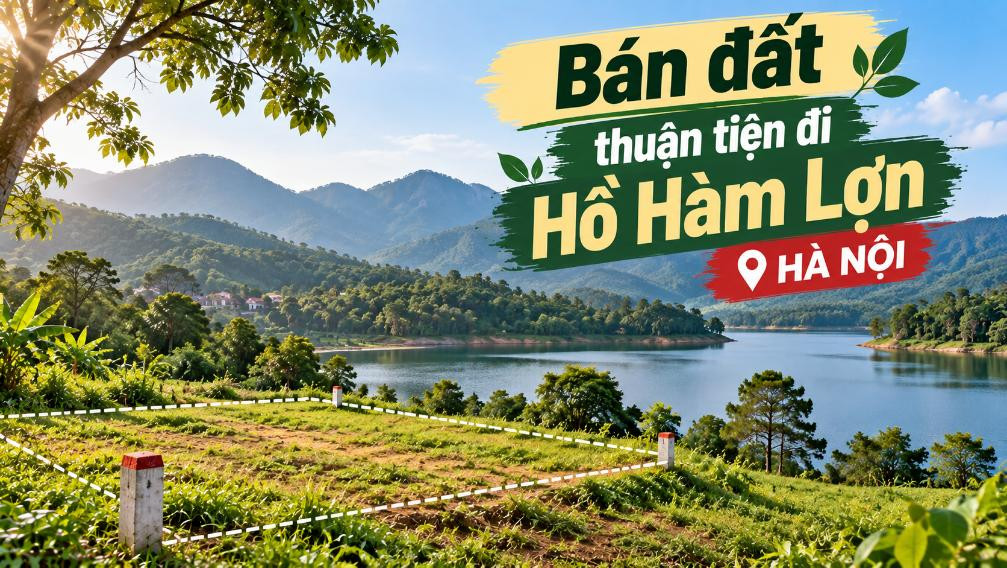 Bán đất Kim Anh thuận tiện đi Hồ Hàm Lợn, tiềm năng nhà vườn