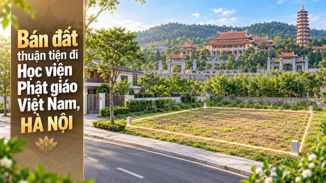Bán đất Kim Anh thuận tiện đi Học viện Phật giáo Việt Nam