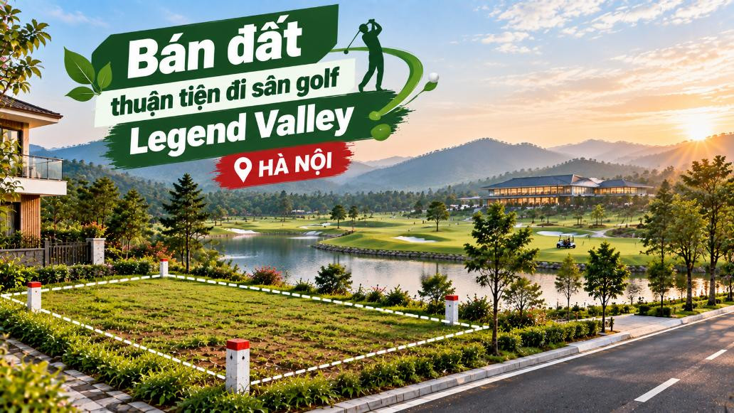 Bán đất Kim Anh thuận tiện đi sân golf Legend Valley