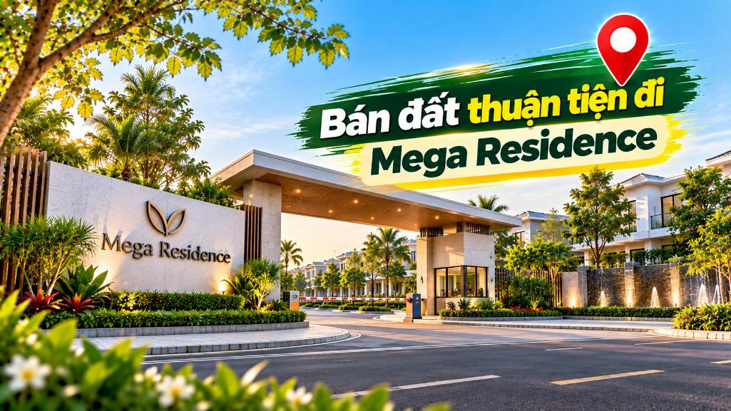 Bán đất Long Phước thuận tiện đi Khu dân cư Mega Residence