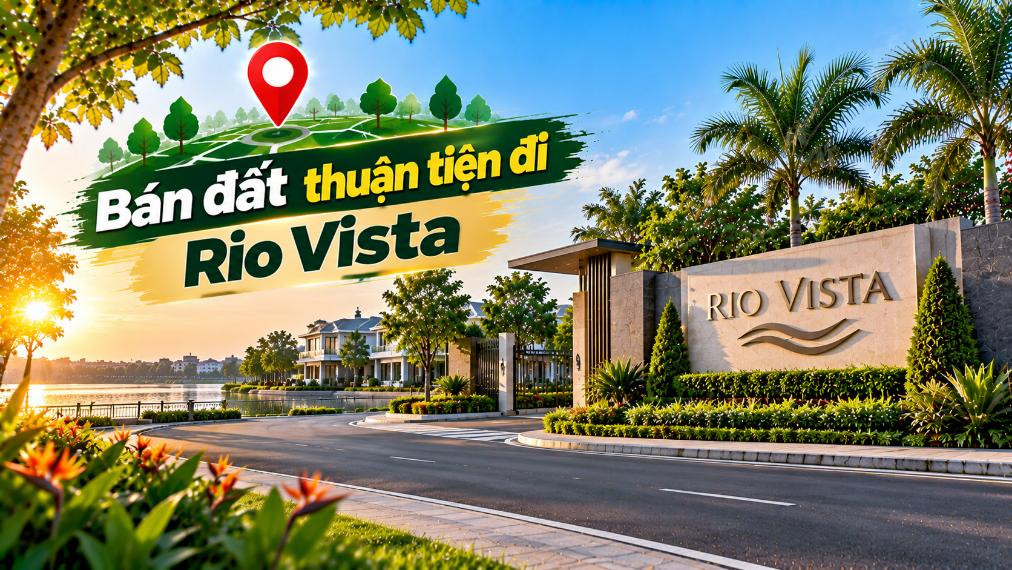 Bán đất Long Phước thuận tiện đi Khu dân cư Rio Vista