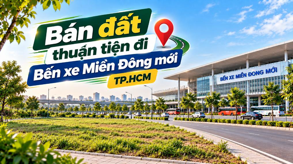 Bán đất Long Trường thuận tiện đi Bến xe Miền Đông mới