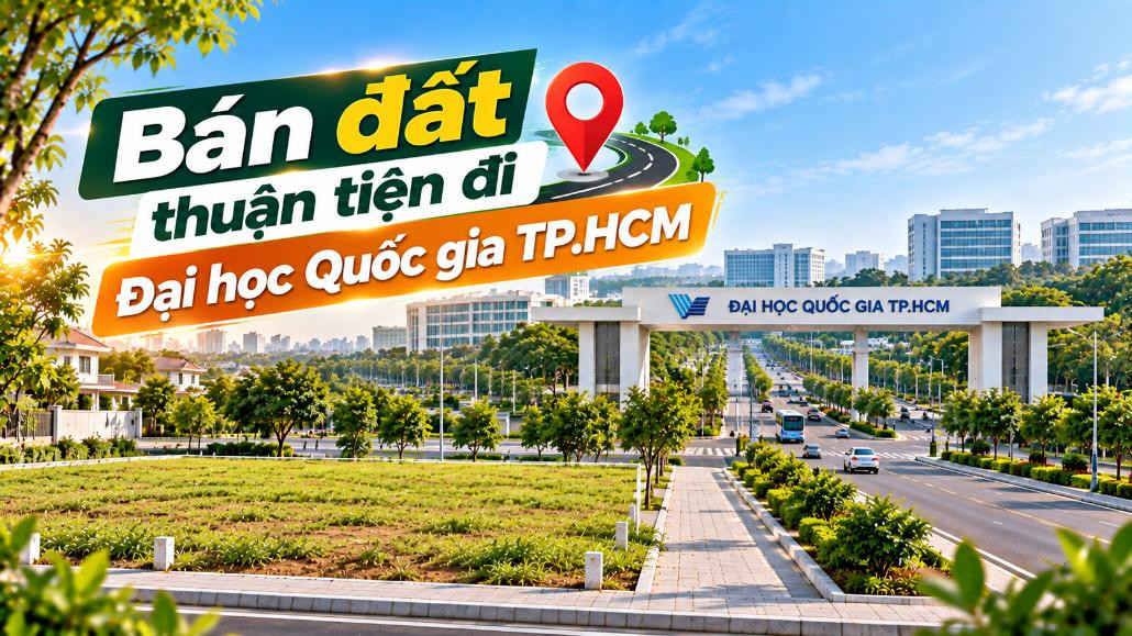 Bán đất Long Trường thuận tiện đi Đại học Quốc gia TP.HCM