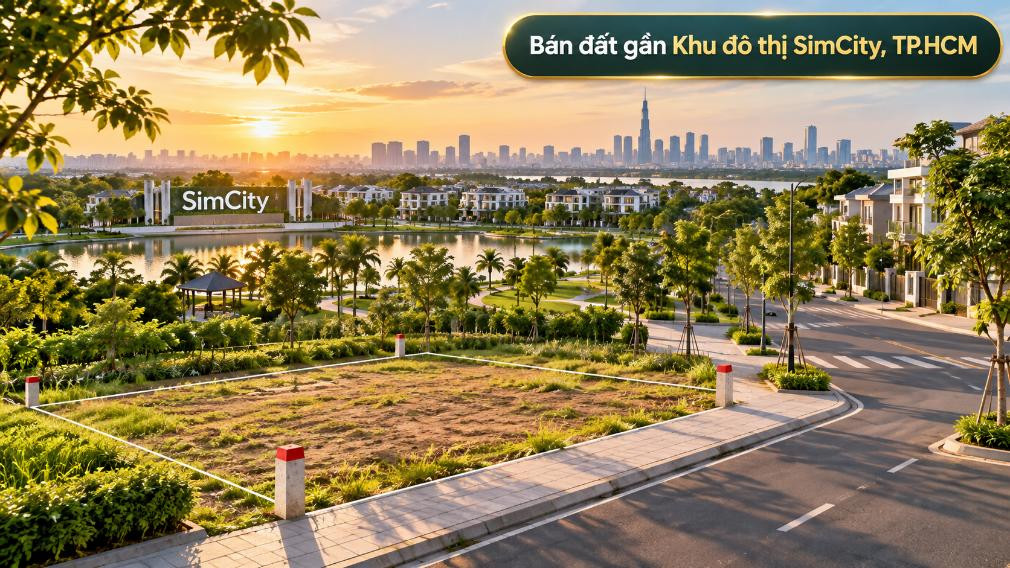 Bán đất Long Trường thuận tiện đi Khu đô thị SimCity
