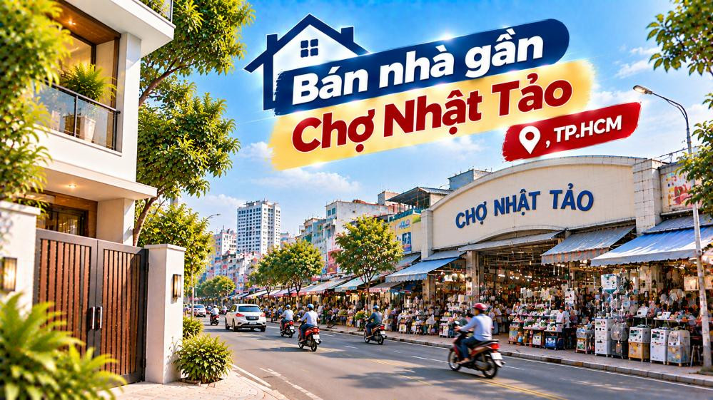 Bán nhà Bảy Hiền thuận tiện đi Chợ Nhật Tảo, dễ kết nối