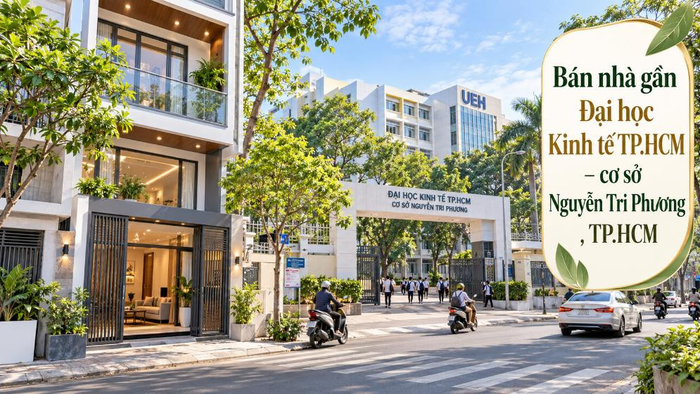 Bán nhà Bảy Hiền thuận tiện đi Đại học Kinh tế TP.HCM