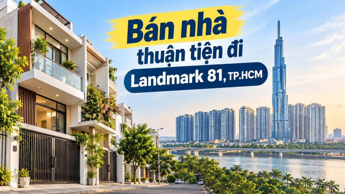 Bán nhà Bình Lợi Trung thuận tiện đi Landmark 81